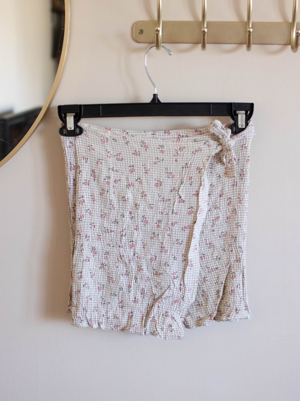 Vintage Express Wrap Side Tie Shorts